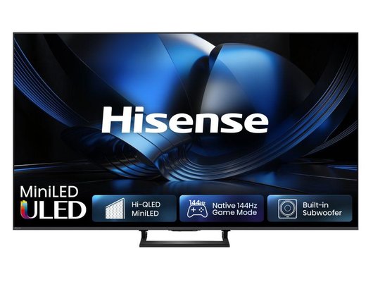 4K (Ultra HD) Smart телевизор HISENSE 65U7S 65″, 164 см, MiniLED, HomeOS, HDMI 2.1, 144 Гц
